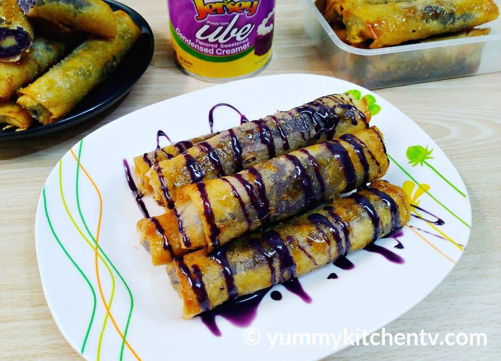 Ube Turon Malagkit